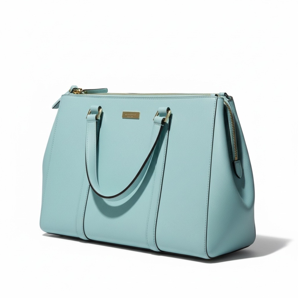 Kate Spade Robin Blue Saffiano Leather Carryall
